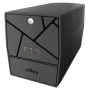 Джерело безперебійного живлення NJOY Keen 2000 (UPLI-LI200KU-CG01B) Lin.int., AVR, 4 x евро, USB, пластик, foto 4