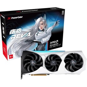 Видеокарта AMD Radeon RX 9070 XT 16GB GDDR6 Hellhound OC Reva Edition PowerColor (RX9070XT 16G-L/OC/REVA)