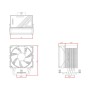 Кулер процесорний ID-Cooling Frozn A400 Black, foto 2