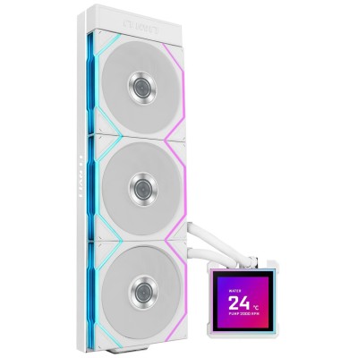 Система водяного охлаждения Lian Li HydroShift II LCD-S 360TL White (G89.GHS2LCDS36TW.00) Intel 1851/1700, AMD AM5/AM4, 400х1