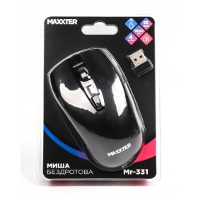 Миша бездротова Maxxter Mr-331 Black