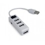 USB-хаб Gembird UHB-U2P4-21 4 ports White — фото 2