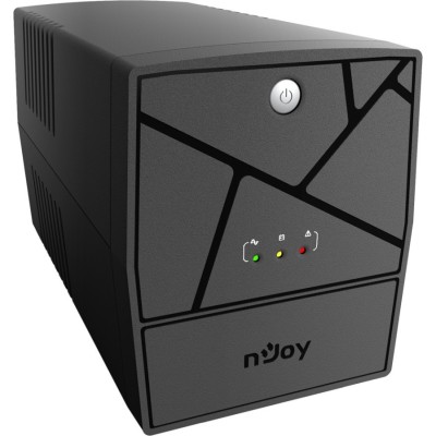 Джерело безперебійного живлення NJOY Keen 1000 (UPLI-LI100KU-CG01B), Lin.int., AVR, 4 x евро, USB, пластик