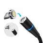 Кабель ColorWay USB - Lightning + micro USB + USB Type-C (M/M), Magnetic Data/Quick Charge, 2.4 А, 1 м, Black (CW-CBUU038-BK) — 