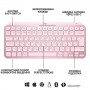 Клавіатура бездротова Logitech MX Keys Mini Wireless Illuminated UA Rose (920-010500) — фото 5