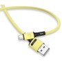 Кабель Usams US-SJ435 USB - Micro USB (M/M), 1 м, Yellow (SJ435USB03) — фото 2
