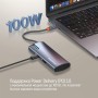 Док-станція ColorWay USB-C 5-в-1 Type C PD 100W/USB3.0х3/HDMI 4К (CW-HUB01) — фото 10