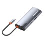 Док-станція СolorWay USB-C 6-в-1 Type C PD 100W/USB3.0х3/HDMI 4К/RJ45 (CW-HUB02) — фото 5
