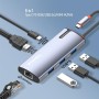 Док-станція СolorWay USB-C 6-в-1 Type C PD 100W/USB3.0х3/HDMI 4К/RJ45 (CW-HUB02) — фото 9