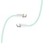 Кабель ColorWay Lightning + USB Type-C (M/M), 3.0 А, 1 м, Green (CW-CBPDCL061-G) — фото 7