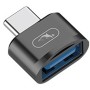 Перехідник SkyDolphin OT05 Mini USB Type-C - USB (M/F) Black (SDADPT-00029) — фото 2