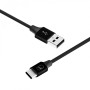 Кабель SkyDolphin S55T Neylon USB - USB Type-C (M/M), 1 м, Black (SDUSB-000436) — фото 2