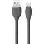 Кабель Baseus Jelly Liquid Silica Gel USB - Lightning (M/M), 2.4 A, 2 м, Black (CAGD000101) — фото 2