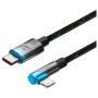 Кабель Baseus MVP 2 USB Type-C - Lightning (M/M), 20W, 1 м Black/Blue (CAVP000221) — фото 3