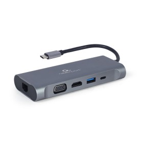 Док станція Cablexpert USB-C 7-в-1 (A-CM-COMBO7-01)