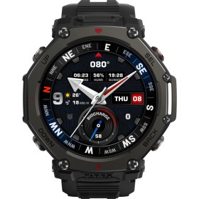 Смарт-часы Amazfit T-Rex 3 Pro Tactical Black (W2444OV1N); 1.5" (480 x 480) AMOLED сенсорный / Bluetooth 5.2 / GPS / 48 x 48 x 1