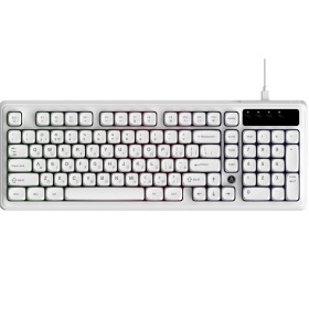 Клавиатура Ajazz AF98 Black USB-C White (AF98-W)