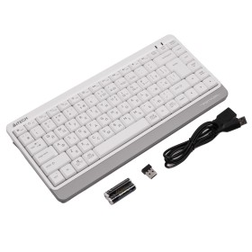 Клавіатура бездротова A4Tech FBK11 White USB