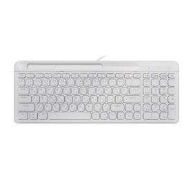 Клавiатура Maxxter KB-01W-UA White