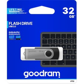 Флеш-накопичувач USB2.0 32GB Goodram UTS2 (Twister) Black (UTS2-0320K0R11)