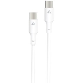 Кабель ACCLAB PwrX USB Type-C - USB Type-C (M/M), 60W, 1.2 м, White (1283126559563)
