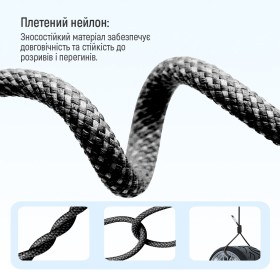 Кабель ColorWay USB Type-C  USB Type-C (M/M), 3.0 А, 1 м, Black (CW-CBPDCC061-BK)