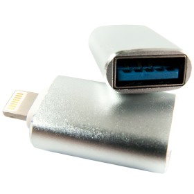 Адаптер Dengos OTG USB-Lightning Silver (ADP-016)