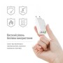 Мережевий зарядний пристрій ColorWay GaN Mini 100W PD Port PPS USB (USB-2C1A) White (CW-CHS061PD-WT), foto 3