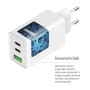 Мережевий зарядний пристрій ColorWay GaN Mini 100W PD Port PPS USB (USB-2C1A) White (CW-CHS061PD-WT), foto 8