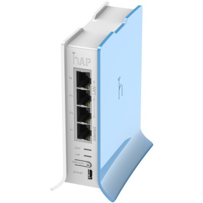 Бездротовий маршрутизатор Mikrotik hAP lite TC (RB941-2ND-TC)