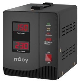 Стабілізатор Njoy Alvis 2000 (AVRL-20002AL-CS01B) AVR, 2 розетки