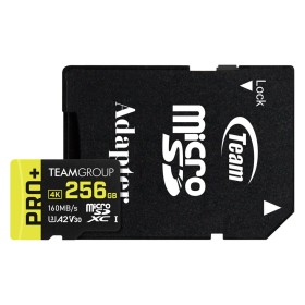 Карта памятi MicroSDXC 256GB UHS-I/U3 Class 10 Team Pro R160/W110MB/s  SD-адаптер (TPPMSDX256GIA2V3003)