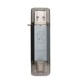 Флеш-накопичувач USB 128GB Type-C TG 009 Star Series Silver (TG009TC-128GSL)