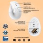 Миша бездротова Logitech Lift Vertical Ergonomic White (910-006475) — фото 2