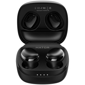 Bluetooth-гарнiтура Hator Hyреrpunk Truedots HD SyncHUB Black (HTA411)