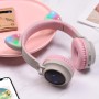 Bluetooth-гарнітура Hoco W27 Cat Ear Grey/Pink (W27GP), foto 2