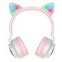 Bluetooth-гарнітура Hoco W27 Cat Ear Grey/Pink (W27GP), foto 5