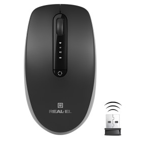 Миша бездротова REAL-EL RM-455W Black