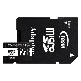 Карта памятi MicroSDHC 128GB UHS-I Class 10 Team Black  SD-adapter (TUSDX128GCL10U03)