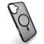 Чохол-накладка BeCover Metal Buttons Case MagSafe для Apple iPhone 16 Black (712090), foto 2