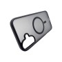 Чохол-накладка BeCover Metal Buttons Case MagSafe для Apple iPhone 16 Black (712090), foto 3