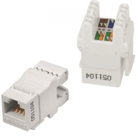 Модуль EServer (WT-2007A) Keystone RJ45 UTP, кат.5E, вузький