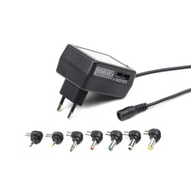 Мережевий зарядний пристрій EnerGenie (1USBx1A) Black (EG-MC-008)  універсальний кабель