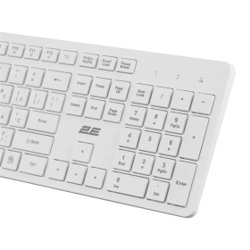 Клавіатура бездротова 2E KS260 WL EN/UKR White (2E-KS260WWHUA)