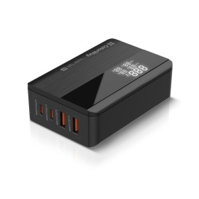 Мережевий зарядний пристрій ColorWay Power Delivery (2USB-A  2USB TYPE-C) (65W) Black (CW-CHS040PD-BK)
